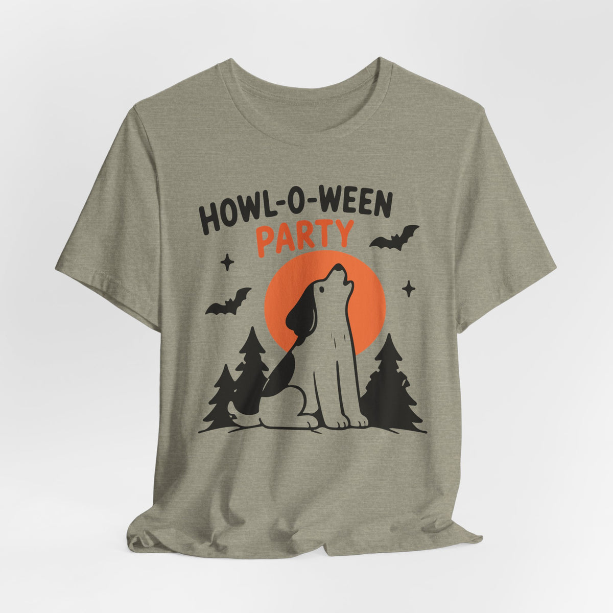 Howl-O-Ween Party Halloween Dog Tee