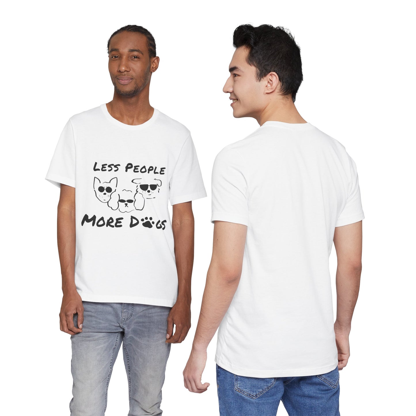 Less People More Dogs T-Shirt