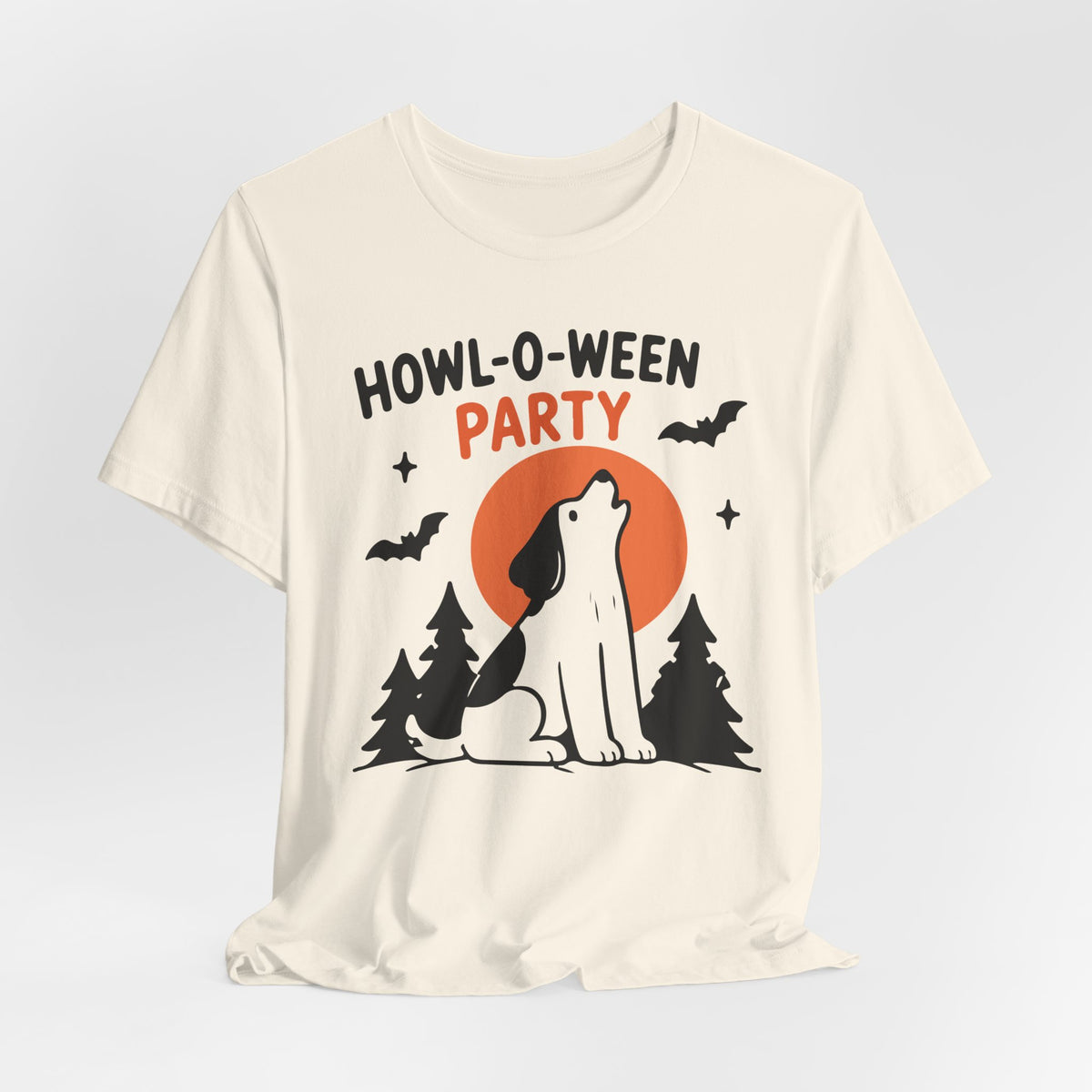 Howl-O-Ween Party Halloween Dog Tee
