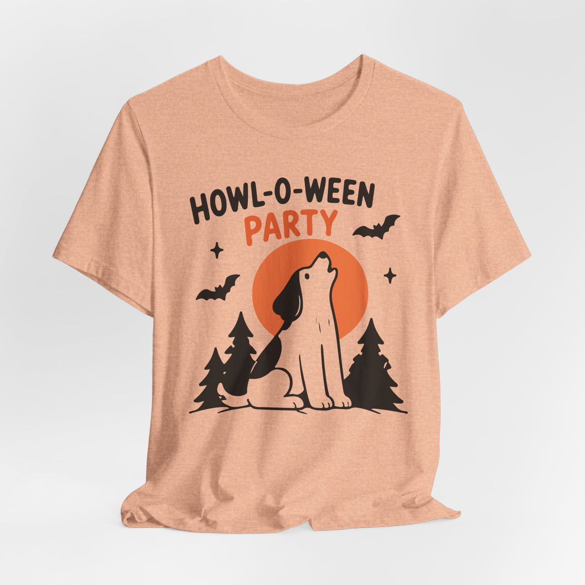 Howl-O-Ween Party Halloween Dog Tee