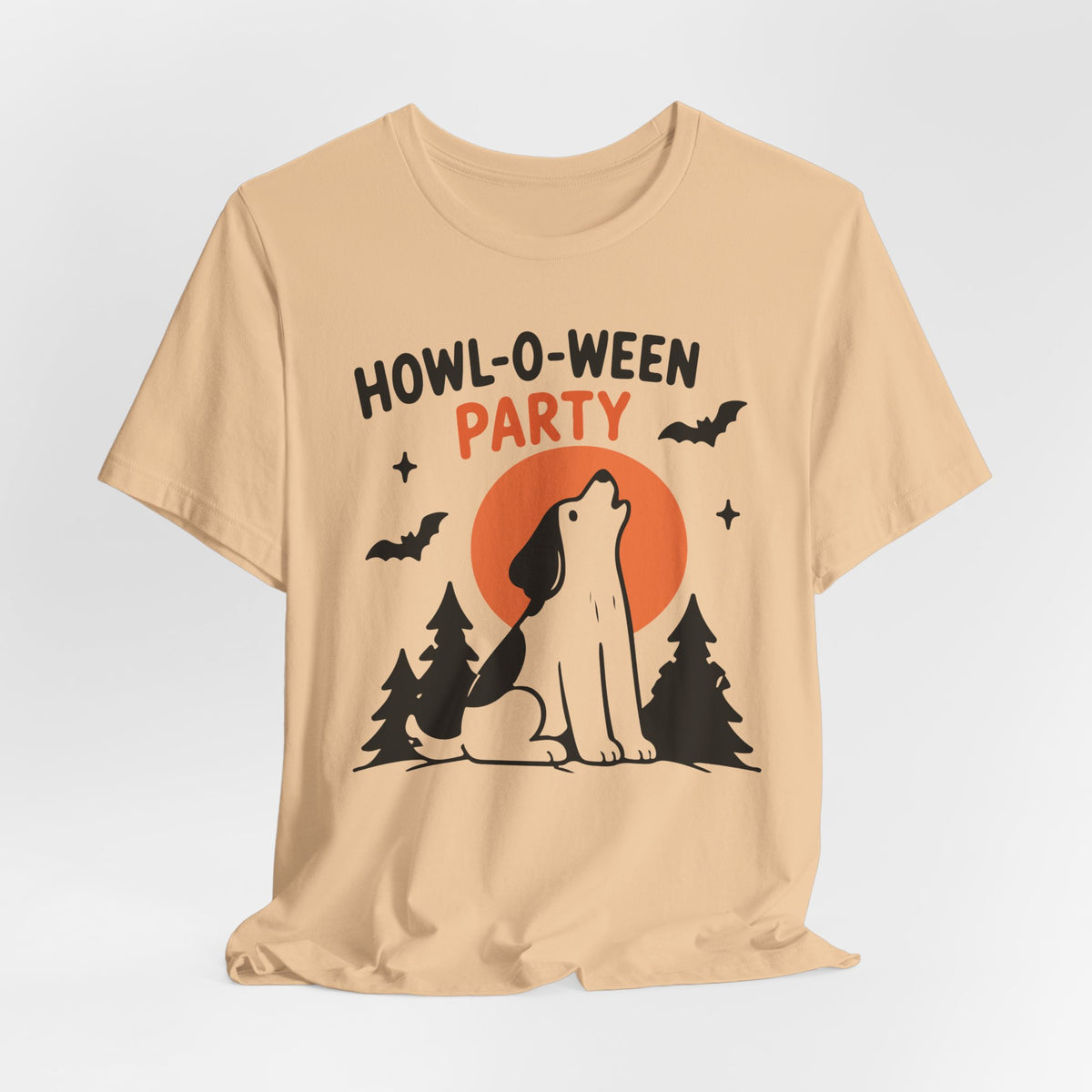 Howl-O-Ween Party Halloween Dog Tee