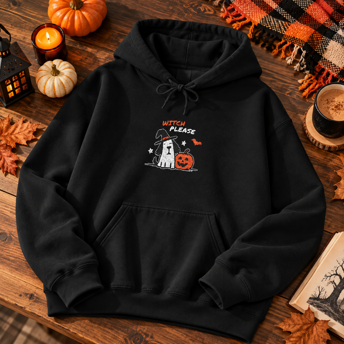 Halloween Ghost Pumpkin Hoodie – Cute Spooky Night Graphic Sweatshirt