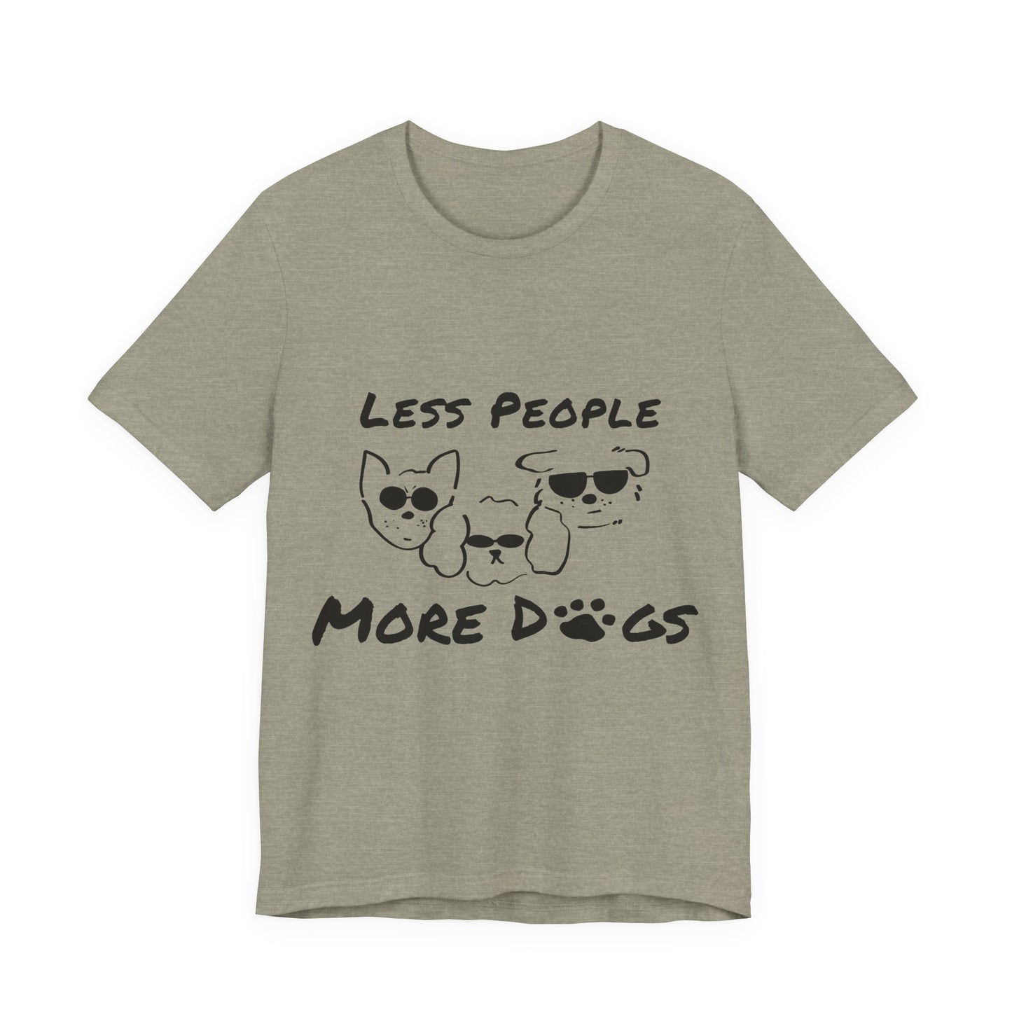Less People More Dogs T-Shirt