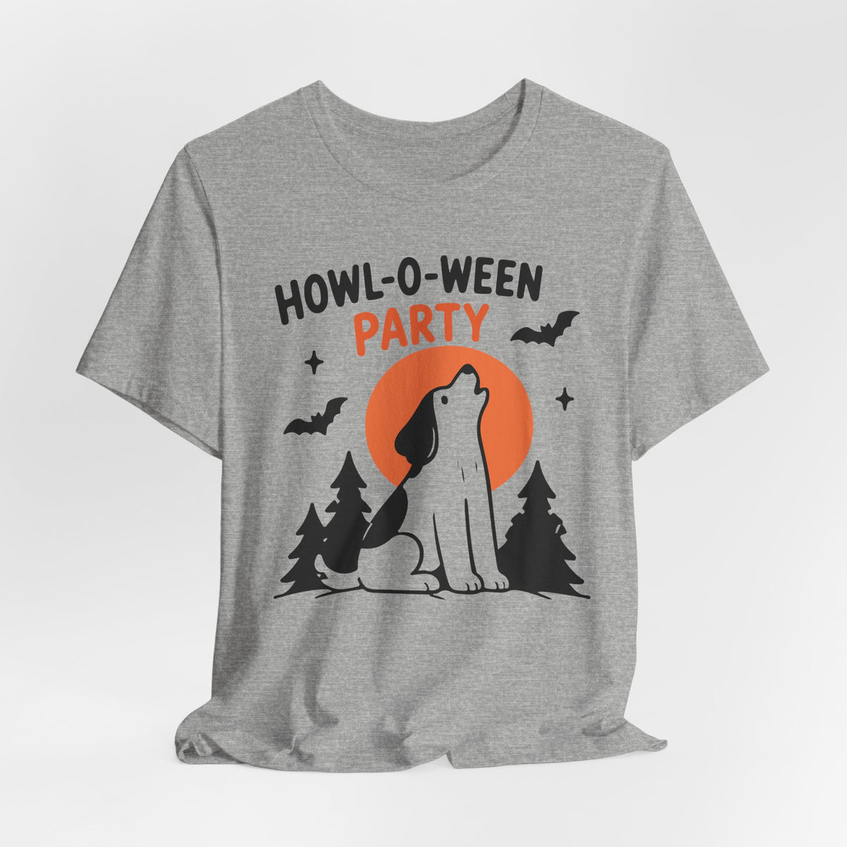 Howl-O-Ween Party Halloween Dog Tee